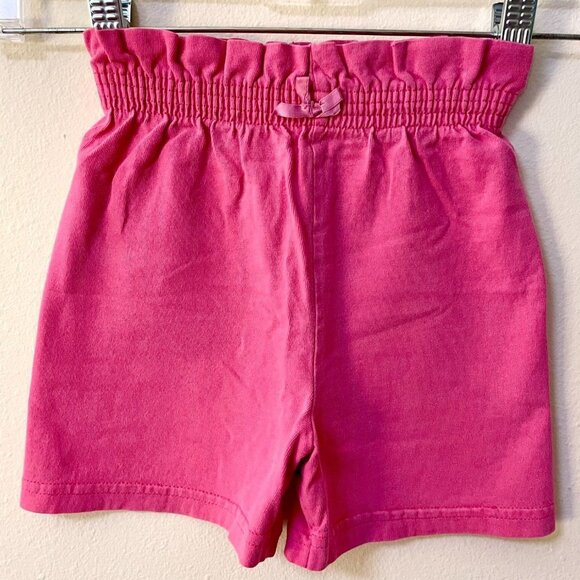 Pink Shorts Girls Kids Toddler Size 3 Elastic Waist Basic Editions Barbiecore - Picture 6 of 7